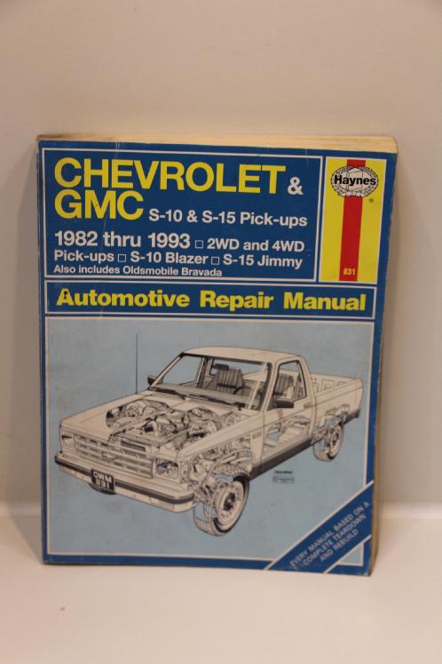 Revue technique pour Chevrolet et pour GMC S10 S15 pick-ups de 1982 à 1993 en anglais